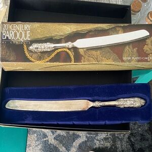 Godinger Baroque Silver Cake Knife